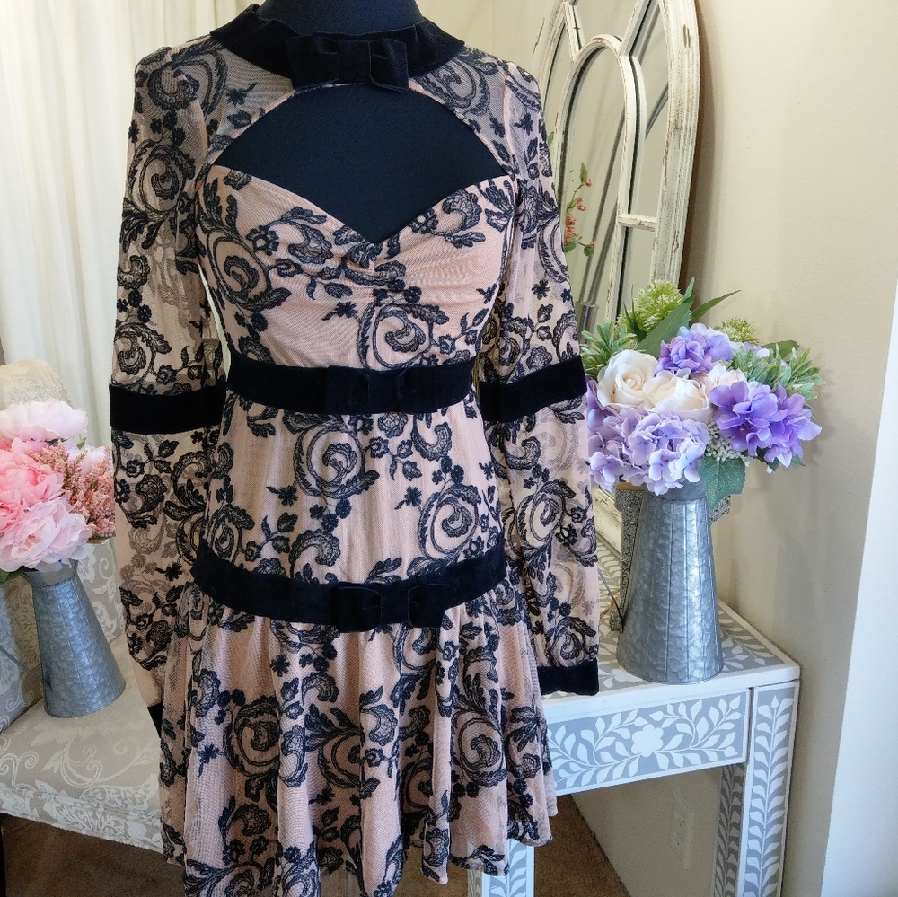 NWT FOR LOVE & LEMONS FRENCH GIRL DRESS